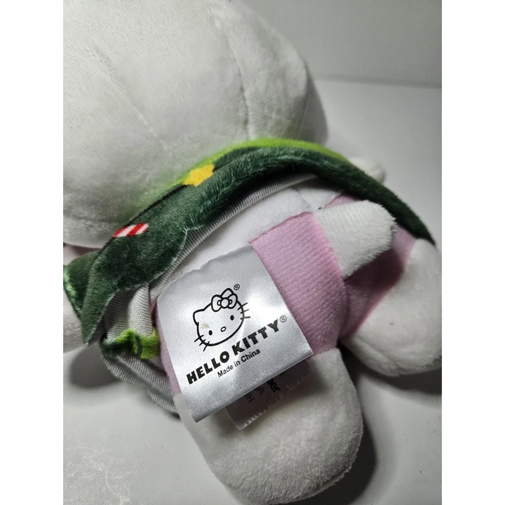 Sanrio Hello Kitty Christmas Tree Dress Holiday Plush 8 Inch Stuffed Animal 2023